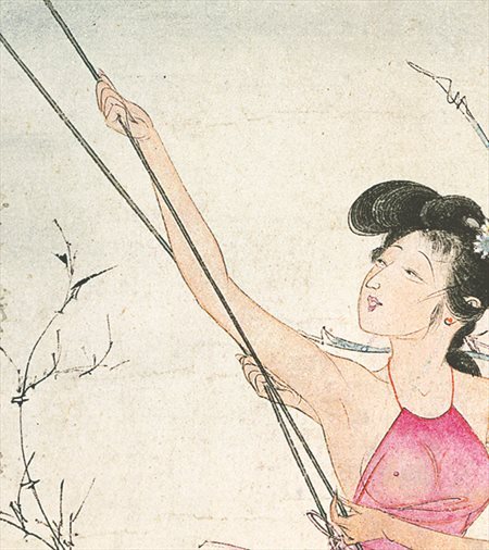 舟山-胡也佛的仕女画和最知名的金瓶梅秘戏图